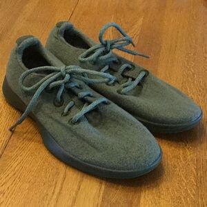 Allbirds Men's Sneakers in Green.  In very good condition.